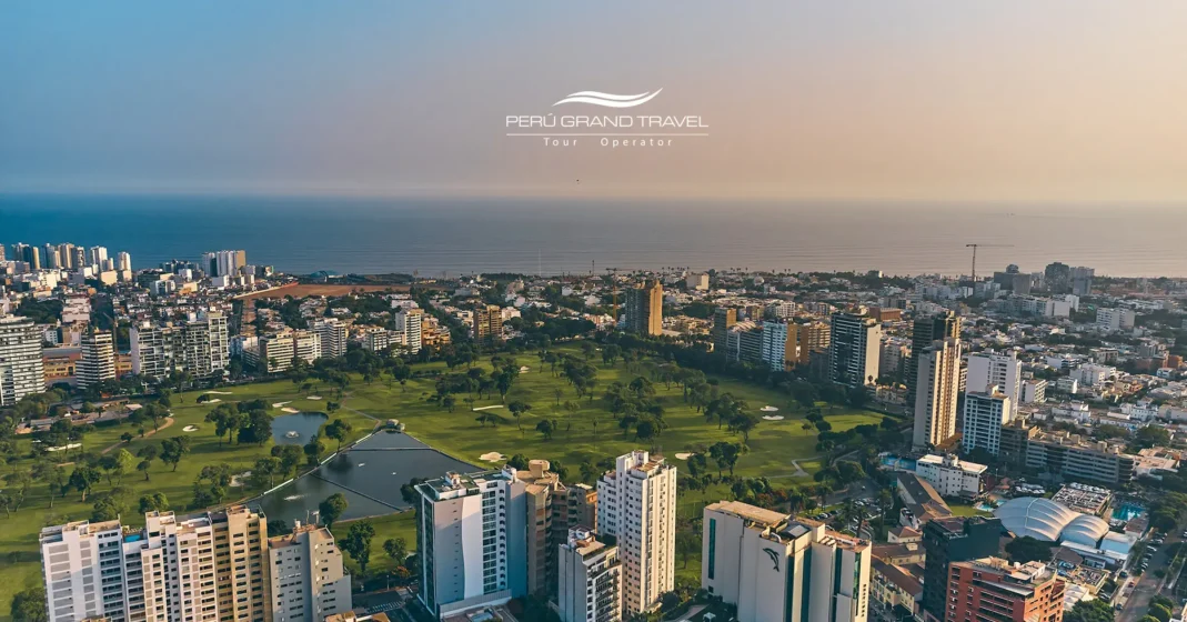 Vista aérea de San Isidro Lima