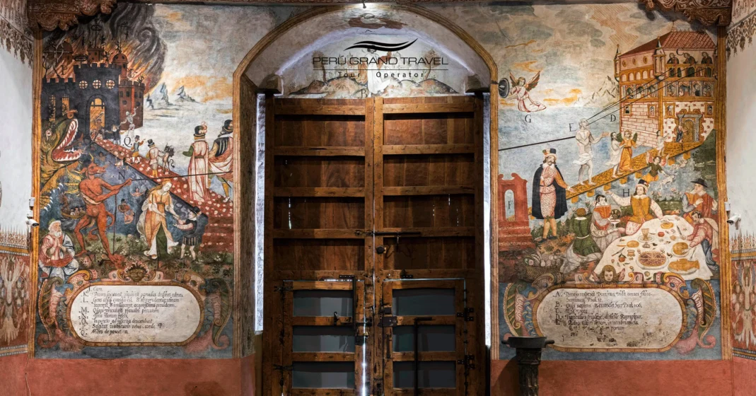 capilla sixtina de america, iglesia de andahualillas, murales barrocos, iglesias en cusco, templo de andahuaylillas, ruta del barroco cusco, Templo de Andahuaylillas