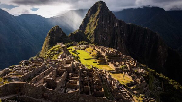 circuito 2 machu picchu, vista de la ciudadela inca y las construcciones
