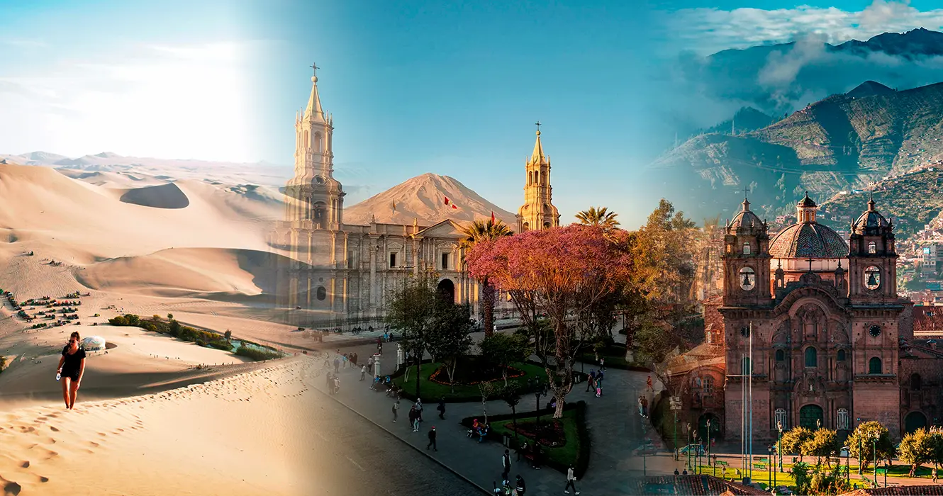 ciudades de peru, ica,arequipa y cusco