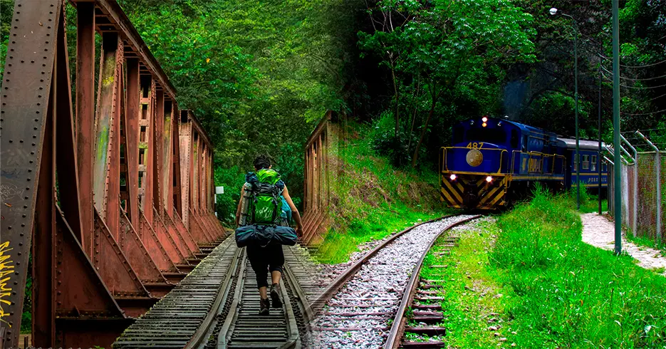 como llegar a machu picchu, camino hidroelectrica y tren de cusco a machu picchu