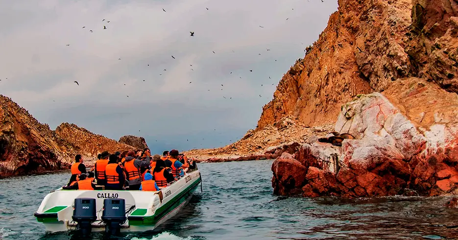 tour a las islas ballestas en bote