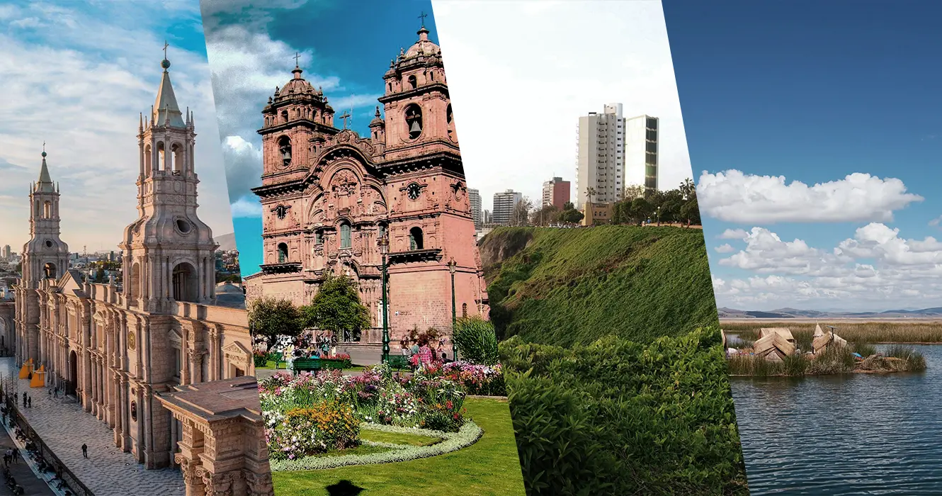 Los lugares para visitar en Perú: Arequipa, Cusco, Lima y puno
