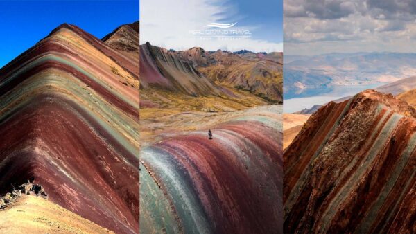 Las tres montañas de colores en Perú: Vinicunca, Palccoyo y Pallay Punchu, paisajes únicos cerca de Cusco