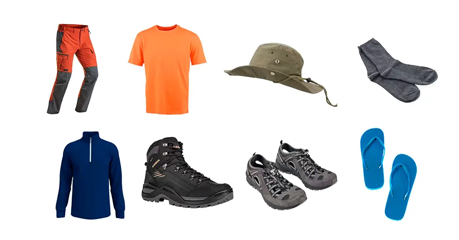 que ropa llevar a la selva peruana, pantalones de trekking, cslzado adecuado y mas
