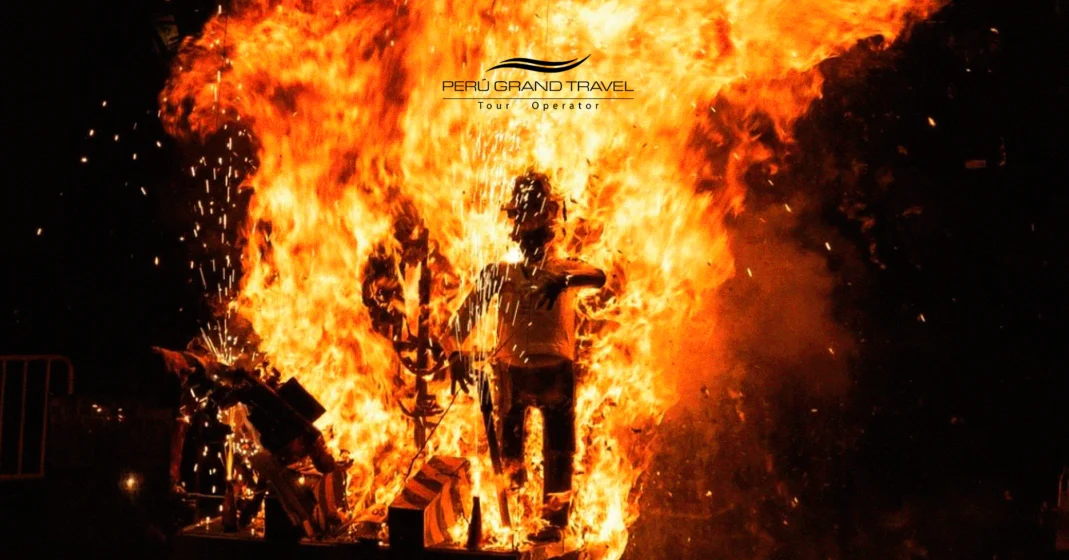 quema de judas, tradicion de semana santa en arequipa