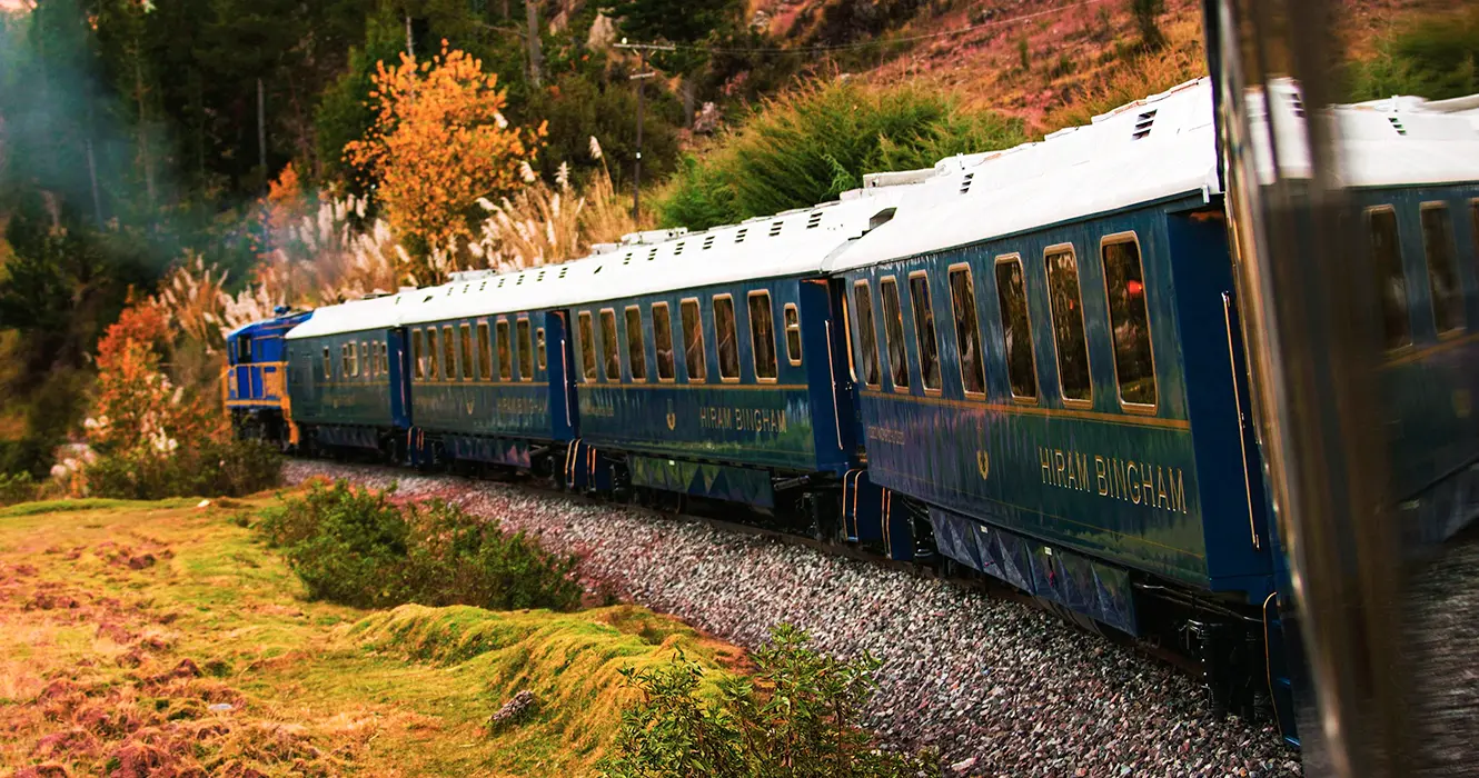 tren hiram bingham hacia machu pichu