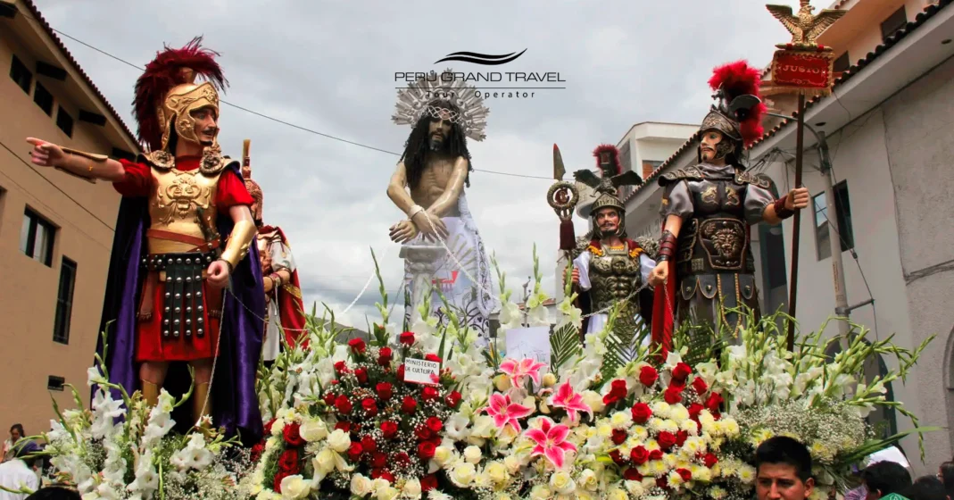 warawara, procesion en semana santa en Huaraz