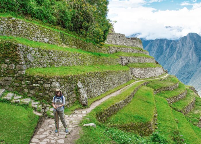 Una chica en el Camino Inca